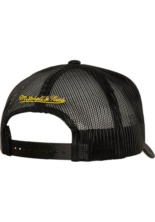 Mitchell and Ness Pittsburgh Pirates Evergreen Trucker Adjustable Hat - Black