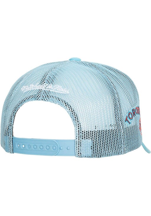 Toronto Blue Jays Mitchell and Ness LIGHT BLUE Curveball Trucker