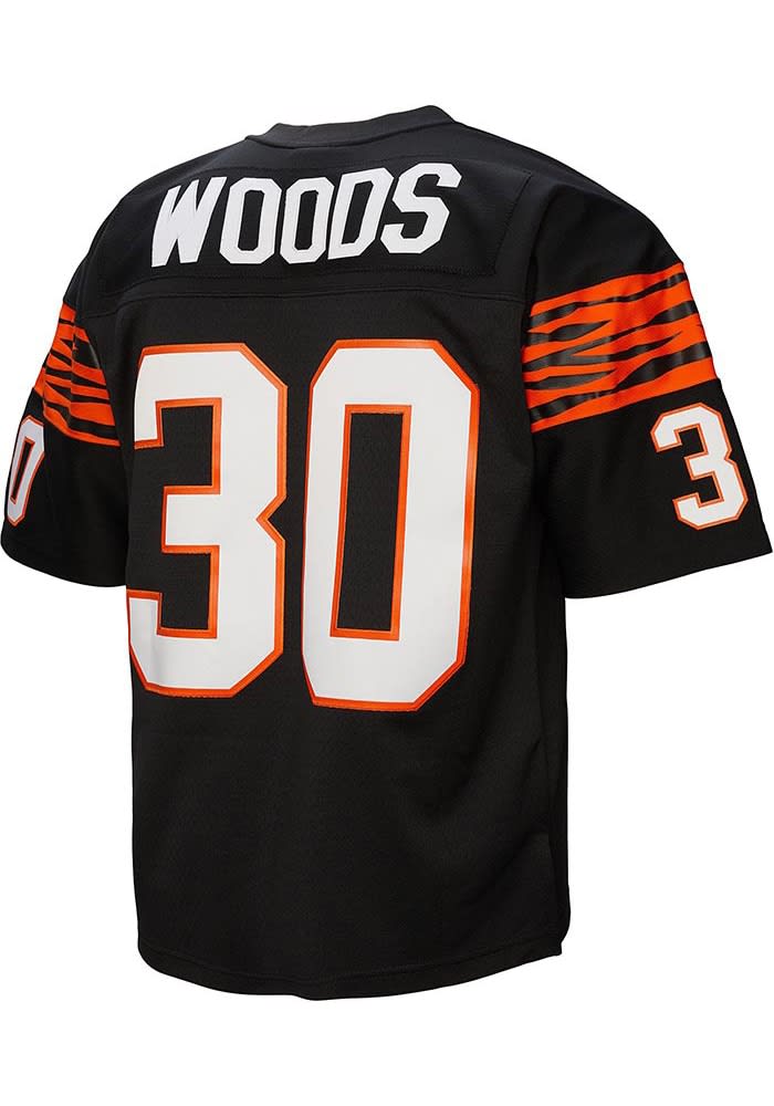 Cincinnati Bengals Ickey Woods Mitchell and Ness Throwback Throwback Jersey