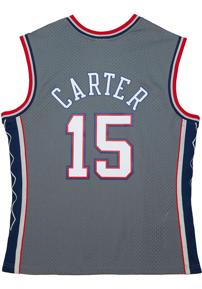 Vince Carter Brooklyn Nets Mitchell and Ness GREY Swingman