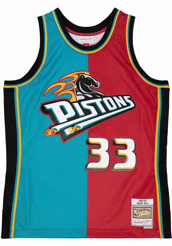 ミッチェル＆ネスMitchell&Ness NBAジャージーGrant Hill 100% Authentic Grant Hill Mitchell & Ness 98 99 Pistons