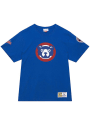 Chicago Cubs Mitchell and Ness Origins Varsity T Shirt - Blue