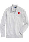 Main image for Mens Rutgers Scarlet Knights Grey Vineyard Vines Shep Shirt Qtr Zip Pullover
