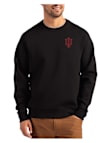 Main image for Mens Indiana Hoosiers Black Cutter and Buck Roam Crew Sweatshirt