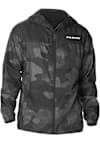 Main image for Mens K-State Wildcats Black Columbia Heat Seal Camo Flash Challenger Light Weight Jacket