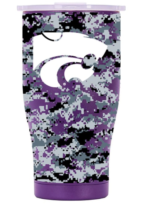 Purple K-State Wildcats Chaser 27oz Digital Print Stainless Steel Tumbler