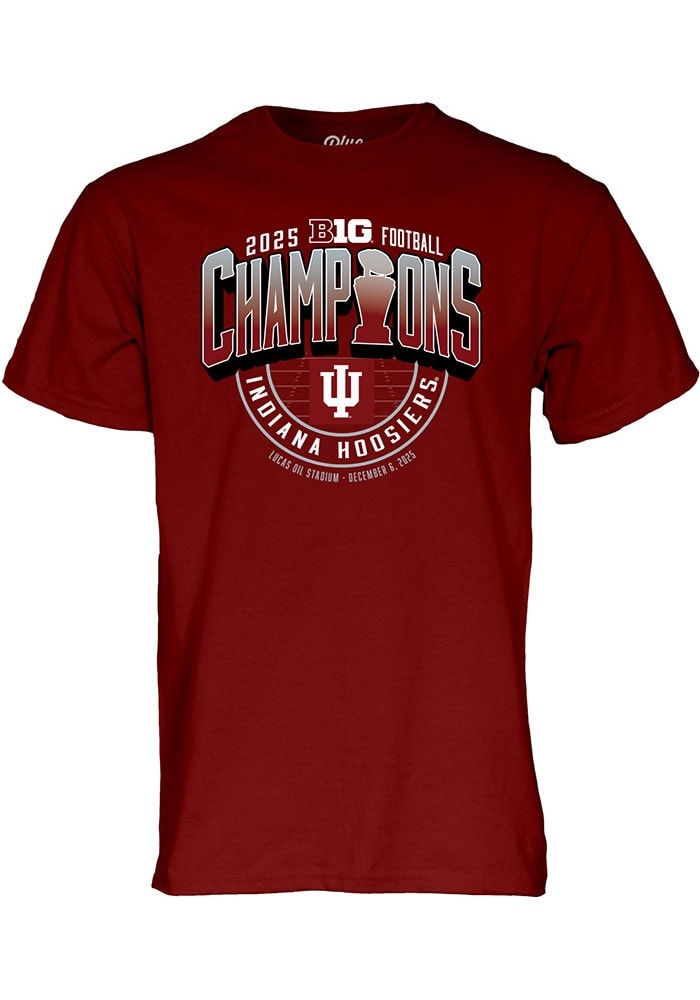 Blue 84 Indiana Hoosiers Red 2025 Big Ten Football Champions