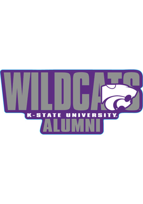 Purple K-State Wildcats Alumni Stickers