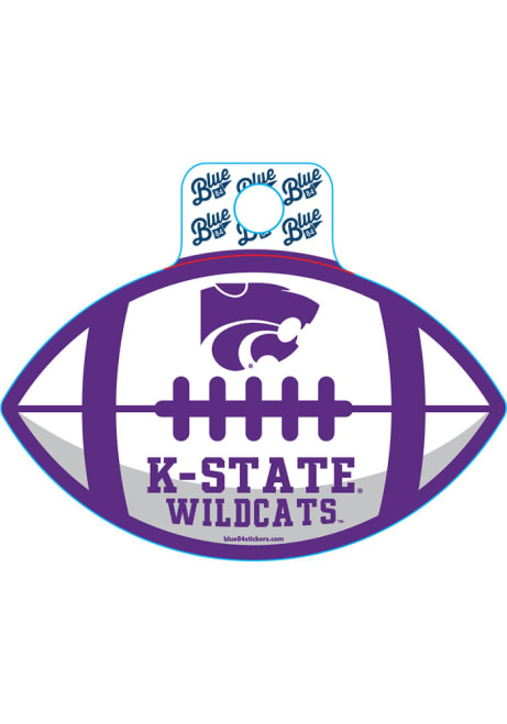 Purple K-State Wildcats Football Stickers