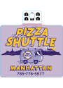 Manhattan Pizza Shuttle Manhattan Stickers