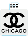 Chicago Double C Stickers
