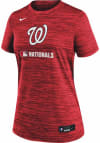 Main image for Nike Washington Nationals Womens Red Velocity T-Shirt