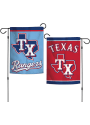 Texas Rangers Powder Blue Jersey 12x18 2-Sided Garden Flag