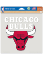 Chicago Bulls 8x8 Color Auto Decal - Red