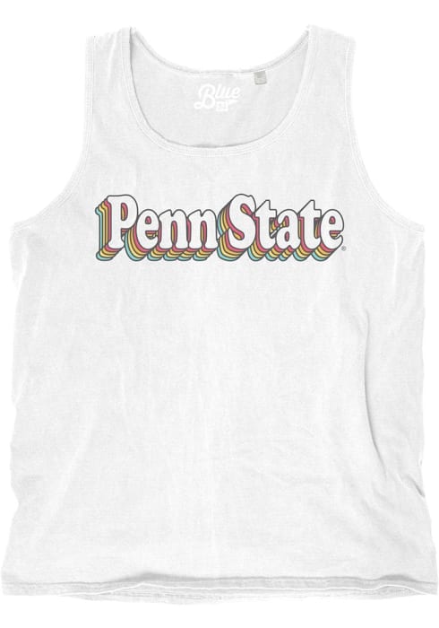 Penn State Nittany Lions Womens White Ringspun Tank Top