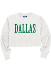 Main image for Dallas Women's White Long Sleeve Cropped Crew