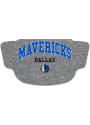 Dallas Mavericks Heathered Grey Fan Mask - Grey