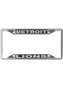 Detroit Lions Black and Silver License Frame