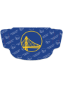 Golden State Warriors Repeat Logo Fan Mask - Blue