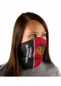 Chicago Blackhawks Split Color Fan Mask - Black