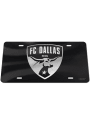 FC Dallas Silver on Black Car Accessory License Plate