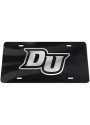 Drury Panthers Silver Team Logo Black Car Accessory License Plate