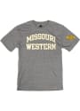 Missouri Western Griffons Rally Triblend Arch Name Arm Hit Fashion T Shirt - Grey