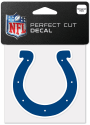 Indianapolis Colts 4x4 Inch Auto Decal - Blue