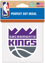 Sacramento Kings 4x4 inch Auto Decal - Purple