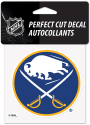 Buffalo Sabres 4x4 inch Auto Decal - Blue