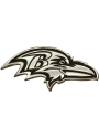 Baltimore Ravens Chrome Car Emblem - Silver
