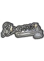 Atlanta Braves Chrome Car Emblem - Silver
