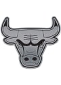 Chicago Bulls Chrome Car Emblem - Silver