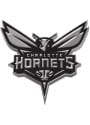 Charlotte Hornets Chrome Car Emblem - Silver