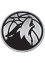 Minnesota Timberwolves Chrome Car Emblem - Silver