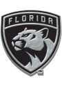 Florida Panthers Chrome Car Emblem - Silver