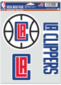 Los Angeles Clippers Triple Pack Auto Decal - Red