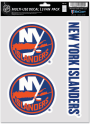 New York Islanders Triple Pack Auto Decal - Blue
