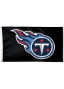 Tennessee Titans 3x5 Black Black Silk Screen Grommet Flag