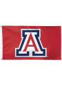 Arizona Wildcats 3x5 Red Silk Screen Grommet Flag