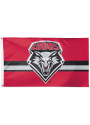 New Mexico Lobos 3x5 Red Silk Screen Grommet Flag