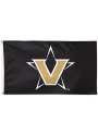 Vanderbilt Commodores 3x5 Black Silk Screen Grommet Flag