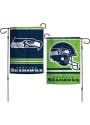 Seattle Seahawks 2 Sided Team Logo Garden Flag