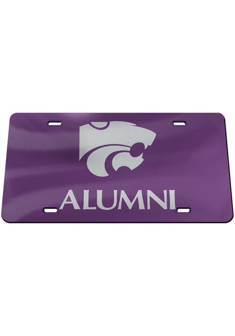 K-State Wildcats Purple  Alumni License Plate