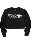 Main image for Chicago Womens Black Cooper Hippie Font Crew Sweatshirt