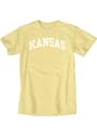 Kansas Jayhawks Classic Arch T Shirt - Yellow
