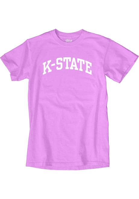 K-State Wildcats Classic Arch Short Sleeve T Shirt - Purple