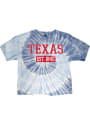 Texas Womens Arch EST 1845 T-Shirt - Light Blue