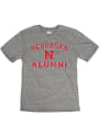 Nebraska Cornhuskers Alumni Fashion T Shirt - Grey