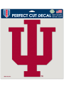 Indiana Hoosiers 8x8 Team Logo Perfect Cut Auto Decal - Red